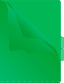 Папка-уголок Бюрократ -E356GRN 3 уровн. A4 пластик 0.15мм зеленый - купить недорого с доставкой в интернет-магазине