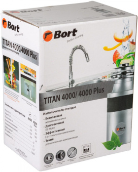 Измельчитель Bort Titan 4000 390Вт черный - цена, купить или заказать с доставкой в интернет-магазине Измельчитель Bort Titan 4000 390Вт черный - купить недорого с доставкой в интернет-магазине