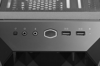 Корпус Cooler Master MasterBox TD300 Mesh черный без БП mATX 4x120mm 4x140mm 2xUSB3.0 audio bott PSU - купить недорого с доставкой в интернет-магазине