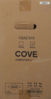 Корпус Azza Cove черный без БП ATX 6x120mm 2x140mm 1xUSB2.0 1xUSB3.0 audio bott PSU - купить недорого с доставкой в интернет-магазине