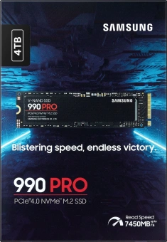 Накопитель SSD Samsung PCIe 4.0 x4 4TB MZ-V9P4T0BW 990 Pro M.2 2280 - купить недорого с доставкой в интернет-магазине