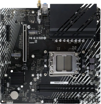 Материнская плата Biostar B850MT2-E DJ SocketAM5 AMD B850 2xDDR5 mATX AC`97 8ch(7.1) 2.5Gg RAID+HDMI+DP - купить недорого с доставкой в интернет-магазине