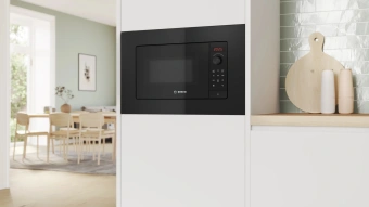 Микроволновая печь Bosch BFL623MB4 20л. 800Вт черный (встраиваемая) - купить недорого с доставкой в интернет-магазине