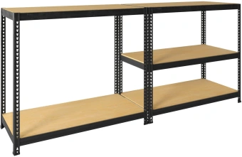 Стеллаж Практик SBL 200KD/90x40/5 пол.:5 разборная 2000x900x400мм серый (S24499393309) - купить недорого с доставкой в интернет-магазине