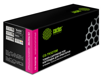 Картридж лазерный Cactus CS-TK5270M TK-5270M пурпурный (6000стр.) для Kyocera Ecosys P6230cdn/M6230cidn/M6630cidn - купить недорого с доставкой в интернет-магазине