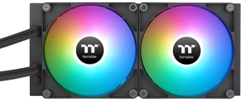 Система водяного охлаждения Thermaltake TH280 V2 Ultra ARGB Soc-AM5/AM4/1200/1700/1851 черный 4-pin 34.7dB Al LCD Ret (CL-W385-PL14SW-A) - купить недорого с доставкой в интернет-магазине