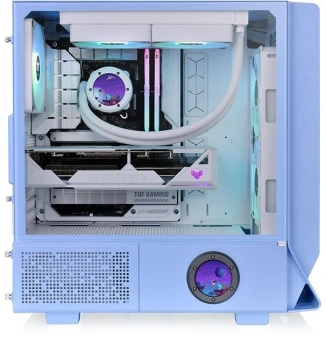 Корпус Thermaltake Ceres 350 MX Hydrangea голубой без БП E-ATX 2x140mm 2xUSB3.0 audio bott PSU - купить недорого с доставкой в интернет-магазине