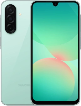 Смартфон Samsung SM-A266B Galaxy A26 5G 128Gb 6Gb мятный моноблок 3G 4G 2Sim 6.7" 1080x2340 Android 15 50Mpix 802.11 a/b/g/n/ac NFC GPS GSM900/1800 GSM1900 Protect microSD max2048Gb - купить недорого с доставкой в интернет-магазине