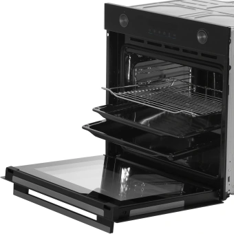 Духовой шкаф Электрический Midea MO715103GB черный - купить недорого с доставкой в интернет-магазине