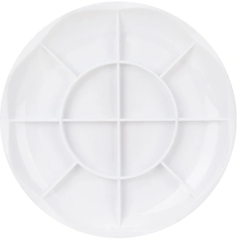 Палитра для смешивания красок Deli 68305 круглая D135мм - купить недорого с доставкой в интернет-магазине