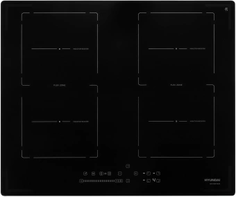 Индукционная варочная поверхность Hyundai HHI 6781 BG черный - купить недорого с доставкой в интернет-магазине