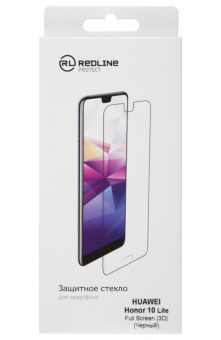 Защитное стекло для экрана Redline черный для Huawei Honor 10 Lite/11i 3D 1шт. (УТ000017125) - купить недорого с доставкой в интернет-магазине
