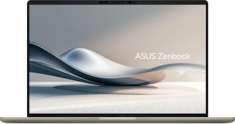 Ноутбук Asus Zenbook A14 UX3407QA-QD197W Snapdragon X X1-26-100 16Gb SSD512Gb Qualcomm Adreno 14" OLED WUXGA (1920x1200) Windows 11 Home beige WiFi BT Cam (90NB1501-M00850) - купить недорого с доставкой в интернет-магазине