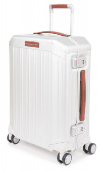 Чемодан Piquadro ALU (BV4425ALU/GRCU) 40x54x20см 37л. 4.3кг. алюминий/натур.кожа серый - купить недорого с доставкой в интернет-магазине