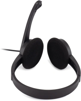 Наушники с микрофоном Оклик HS-M600 черный 1.8м накладные оголовье (1900372) - купить недорого с доставкой в интернет-магазине