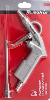 Пистолет продувочный Matrix 57332 250л/мин оранжевый/серебристый - купить недорого с доставкой в интернет-магазине