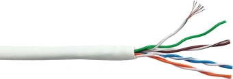 Кабель информационный Lanmaster LAN-5EUTP-PT-LSZH-WH кат.5E UTP 4 пары 24AWG LSZH внутренний 305м белый - купить недорого с доставкой в интернет-магазине