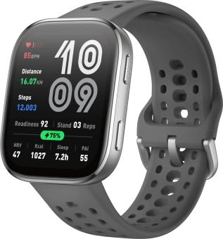 Смарт-часы Amazfit Bip 6 A2435 1.97" TFT корп.угольно-серый рем.серый разм.брасл.:130-195 мм (1747005) - купить недорого с доставкой в интернет-магазине