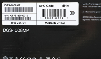 Коммутатор D-Link DGS-1008MP/B1A 8x1Гбит/с 8PoE+ 125W неуправляемый - цена, купить или заказать с доставкой в интернет-магазине Коммутатор D-Link DGS-1008MP/B1A 8x1Гбит/с 8PoE+ 125W неуправляемый - купить недорого с доставкой в интернет-магазине