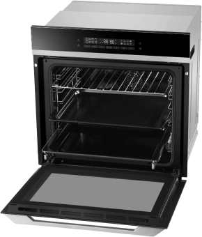 Духовой шкаф Электрический Haier HOQ-F5AABX черный/нержавеющая сталь - купить недорого с доставкой в интернет-магазине