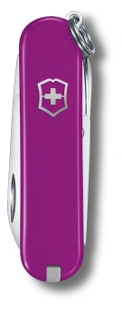Нож перочинный Victorinox Classic SD Tasty Grape (0.6223.52G) 58мм 7функц. подар.коробка - купить недорого с доставкой в интернет-магазине