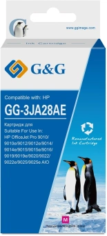 Картридж струйный G&G GG-3JA28AE 963XL пурпурный (25.8мл) для HP OfficeJet Pro 9010/9010e/9012/9012e/9014/9014e/9015/9015e/9016/9019/9019e/9020/9022/9022e/9025/9025e AIO - купить недорого с доставкой в интернет-магазине
