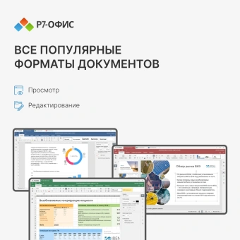 Ключ активации Р7-Офис Профессиональный. Для бизнеса 1польз. бессрочно ТП 1г (R7DTB.UI.RT.NGUL0.0823.001BE) - купить недорого с доставкой в интернет-магазине