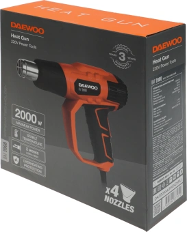 Технический фен Daewoo DAF 2000 2000Вт темп.350-550С - купить недорого с доставкой в интернет-магазине