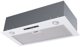 Вытяжка встраиваемая Maunfeld Crosby Light C 60 белый управление: ползунковое (1 мотор) - купить недорого с доставкой в интернет-магазине