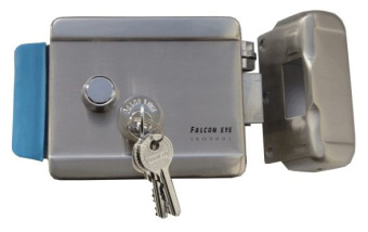 Замок электромеханический Falcon Eye FE-2369 сталь серебристый - купить недорого с доставкой в интернет-магазине