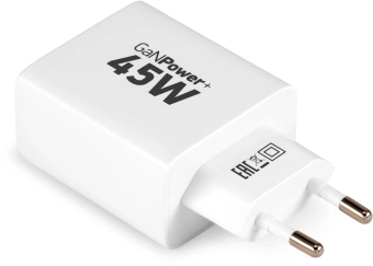 Сетевое зар./устр. Digma Pro DPW4A 45W 3A (PD+QC) USB-C/USB-A универсальное белый (DPW4A5GX11WH) - купить недорого с доставкой в интернет-магазине
