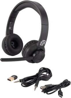 Наушники с микрофоном Оклик HS-M310 черный 1.5м накладные BT оголовье (1978706) - цена, купить или заказать с доставкой в интернет-магазине Наушники с микрофоном Оклик HS-M310 черный 1.5м накладные BT оголовье (1978706) - купить недорого с доставкой в интернет-магазине