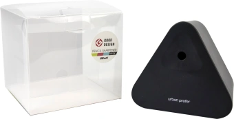 Точилка для карандашей механическая Kw-Trio 031GA-BLK 1 отверстие пластик черный - купить недорого с доставкой в интернет-магазине