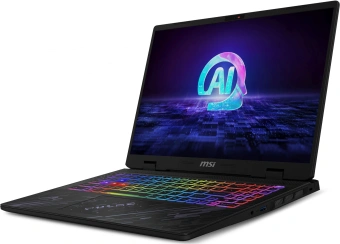 Ноутбук MSI Pulse 16 AI C1VGKG-018RU Core Ultra 7 155H 16Gb SSD1Tb NVIDIA GeForce RTX4070 8Gb 16" IPS QHD+ (2560x1600) Windows 11 Home black WiFi BT Cam (9S7-15P311-018) - купить недорого с доставкой в интернет-магазине