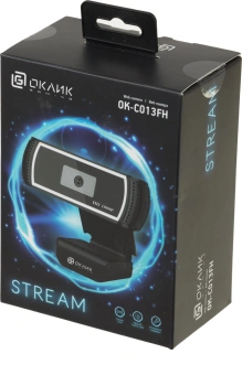 Камера Web Оклик OK-C013FH черный 2Mpix (1920x1080) USB2.0 с микрофоном - купить недорого с доставкой в интернет-магазине