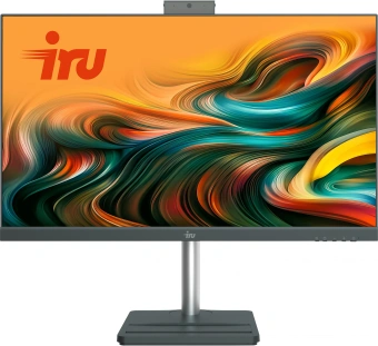 Моноблок IRU Tactio 24ID 24.5" Full HD i5 12450H (2) 16Gb SSD512Gb UHDG Windows 11 Pro 64 GbitEth WiFi BT 120W Cam черный 1920x1080 - купить недорого с доставкой в интернет-магазине