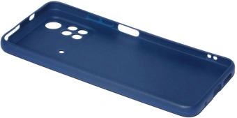 Чехол (клип-кейс) DF для Xiaomi Poco M4 Pro poCase-03 синий (POCASE-03 (BLUE)) - купить недорого с доставкой в интернет-магазине