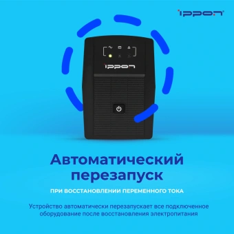 Источник бесперебойного питания Ippon Back Basic 850 480Вт 850ВА черный - купить недорого с доставкой в интернет-магазине