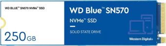 Накопитель SSD WD PCIe 3.0 x4 250GB WDS250G3B0C Blue SN570 M.2 2280 - купить недорого с доставкой в интернет-магазине