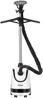 Отпариватель напольный Kitfort КТ-9302 2000Вт белый/черный - купить недорого с доставкой в интернет-магазине