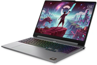 Ноутбук Lenovo LOQ 15AHP11 Ryzen 7 250 16Gb SSD512Gb NVIDIA GeForce RTX 5060 8Gb 15.3" IPS WUXGA (1920x1200) без ОС grey WiFi BT Cam (83TN003GPS) - купить недорого с доставкой в интернет-магазине
