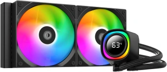 Система водяного охлаждения ID-Cooling FX240 TD ARGB Soc-AM5/AM4/1200/1700/1851 черный 4-pin 27.2dB Al LCD 300W Ret - купить недорого с доставкой в интернет-магазине