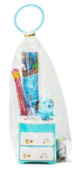 Настольный набор Deli EH452 (9 предметов) пластик ассорти - купить недорого с доставкой в интернет-магазине