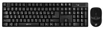 Клавиатура + мышь Оклик 210M клав:черный мышь:черный USB беспроводная - купить недорого с доставкой в интернет-магазине