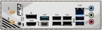 Материнская плата Asrock B850M PRO RS WIFI Socket AM5 AMD B850 4xDDR5 mATX AC`97 8ch(7.1) 2.5Gg RAID+HDMI+DP - купить недорого с доставкой в интернет-магазине