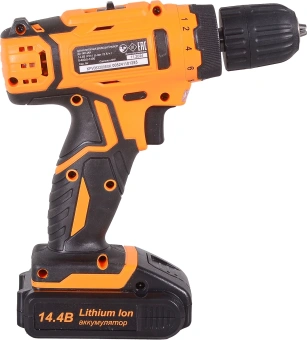 Дрель-шуруповерт Вихрь ДА-14Л-2KА аккум. патрон:быстрозажимной (кейс в комплекте) (72/14/20) - купить недорого с доставкой в интернет-магазине