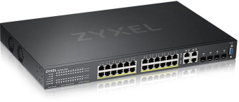 Коммутатор Zyxel GS2220-28HP-EU0101F (L2) 24x1Гбит/с 4xКомбо(1000BASE-T/SFP) 24PoE+ 375W управляемый - купить недорого с доставкой в интернет-магазине