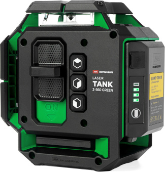 Уровень лазер. Ada LaserTANK 3-360 2кл.лаз. 515нм цв.луч. зеленый 3луч. (А00633) - купить недорого с доставкой в интернет-магазине