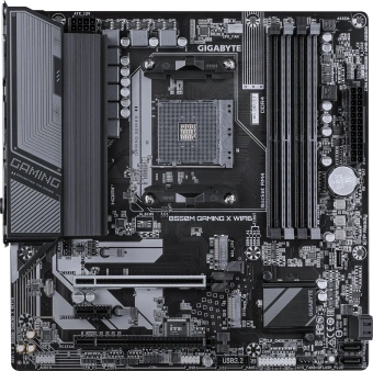 Материнская плата Gigabyte B550M GAMING X WIFI6 Soc-AM4 AMD B550 4xDDR4 mATX AC`97 8ch(7.1) GbLAN RAID+HDMI+DP - купить недорого с доставкой в интернет-магазине