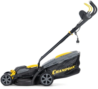 Газонокосилка роторная Champion EM3312 1200Вт - купить недорого с доставкой в интернет-магазине